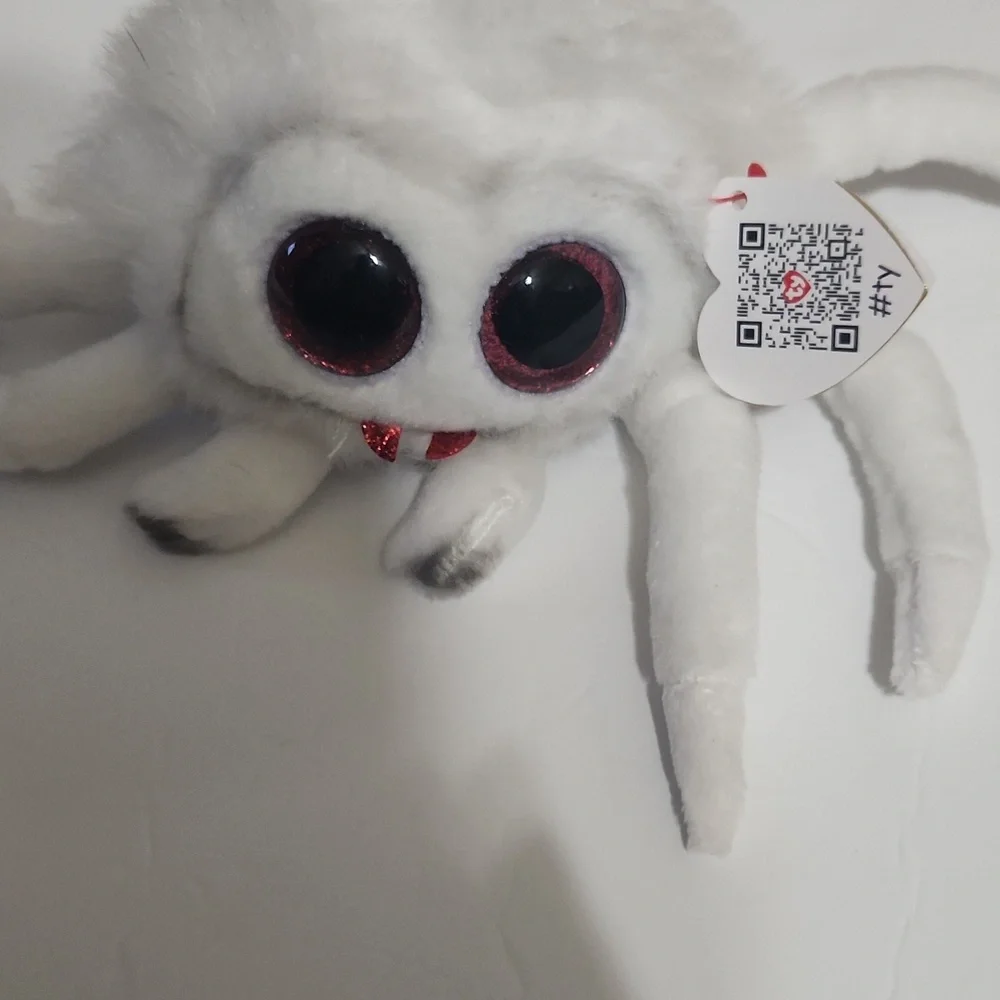 Ty Beanie Boo White Spider Spinderella 4/$20